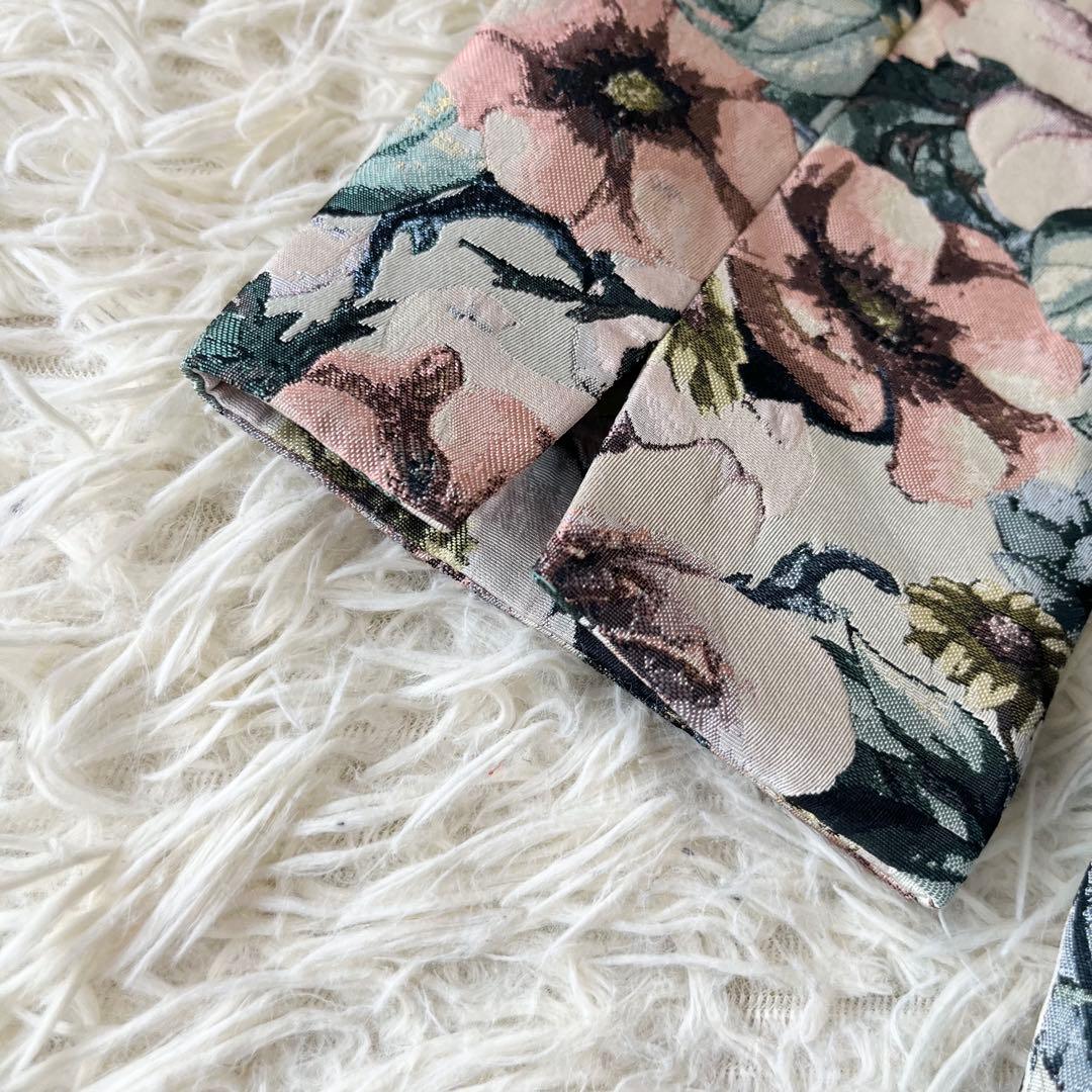 NEMIKA ネミカ　レリアン　ジャガード　花柄　ワンピース