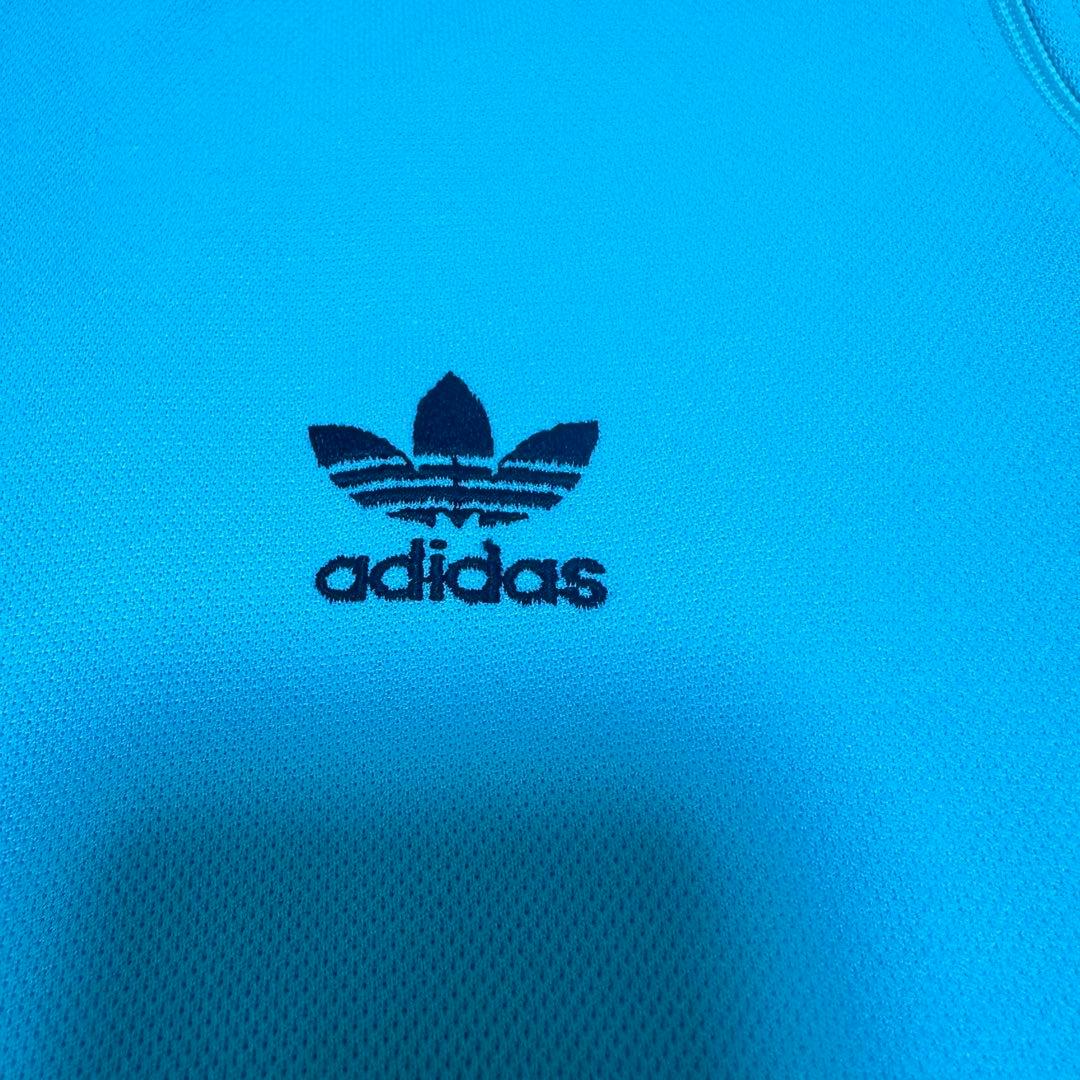 80s old adidas track jacket ティファニーブルー