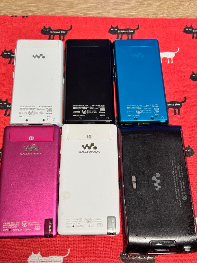 SONY ウォークマン 6台セット NW-F 886 885 806 805