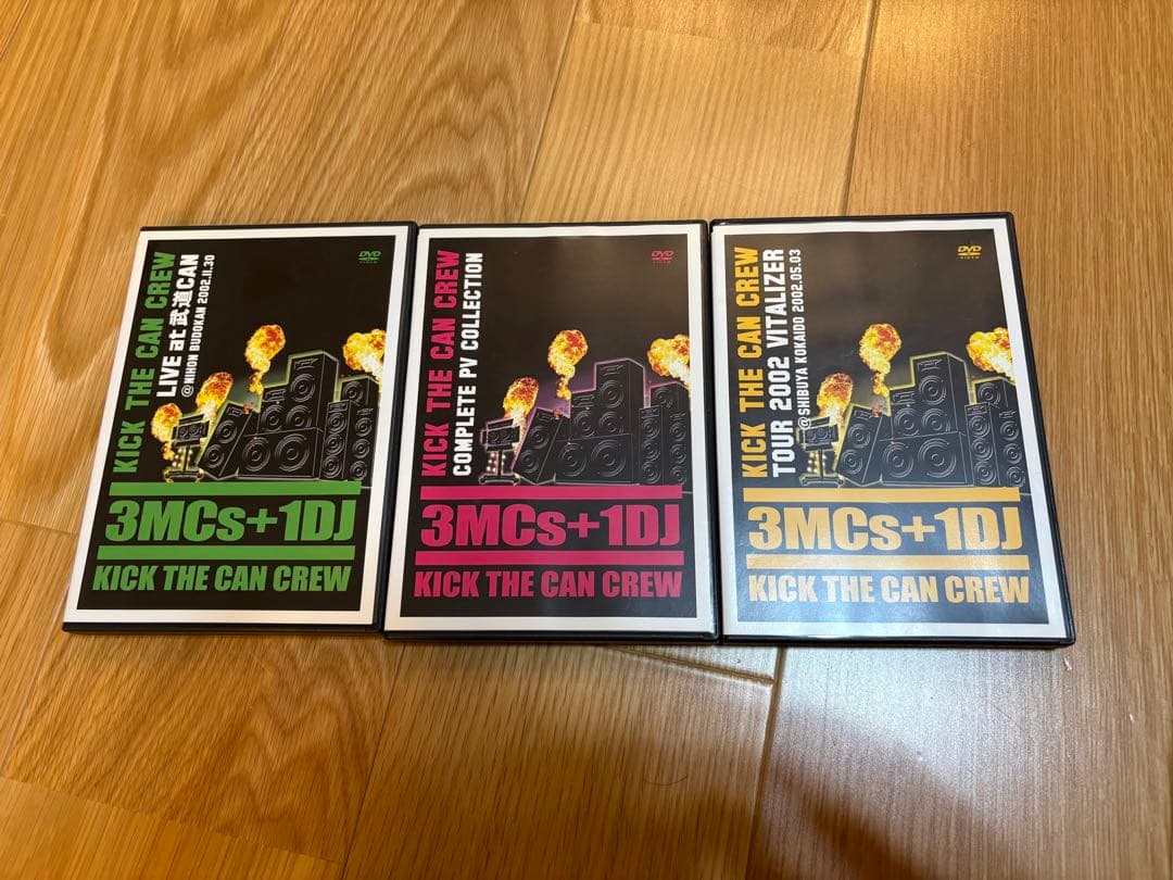 【希少】KICK THE CAN CREW/DVD 　DVD3枚組セット