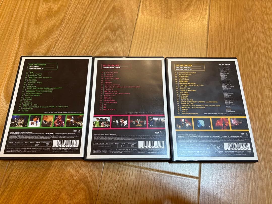 【希少】KICK THE CAN CREW/DVD 　DVD3枚組セット