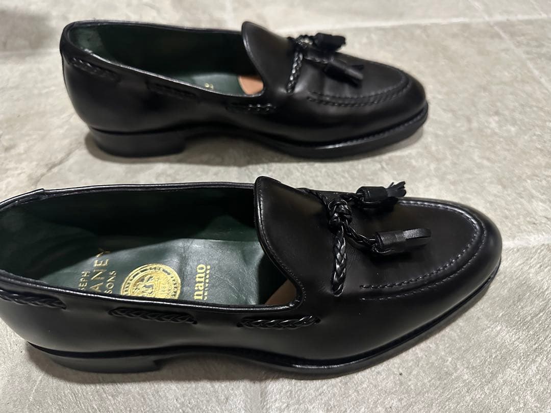 ジョセフチーニー タッセルローファー 6 1/2