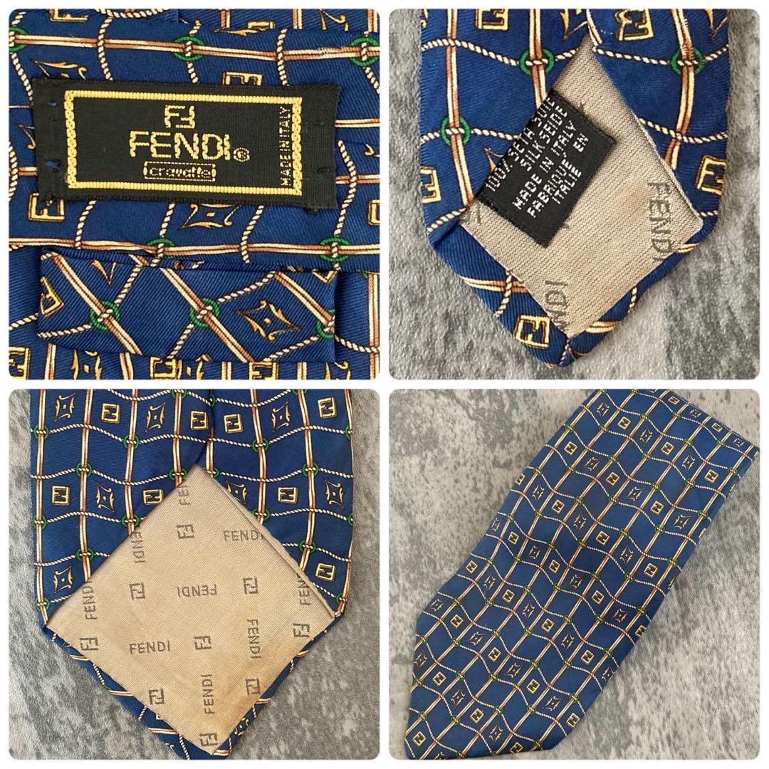 【極美品】極上カシミヤ Zegna ダブルブレストスーツ× FENDIネクタイ