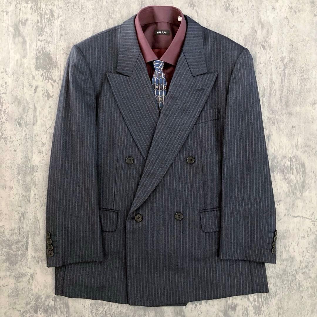 【極美品】極上カシミヤ Zegna ダブルブレストスーツ× FENDIネクタイ