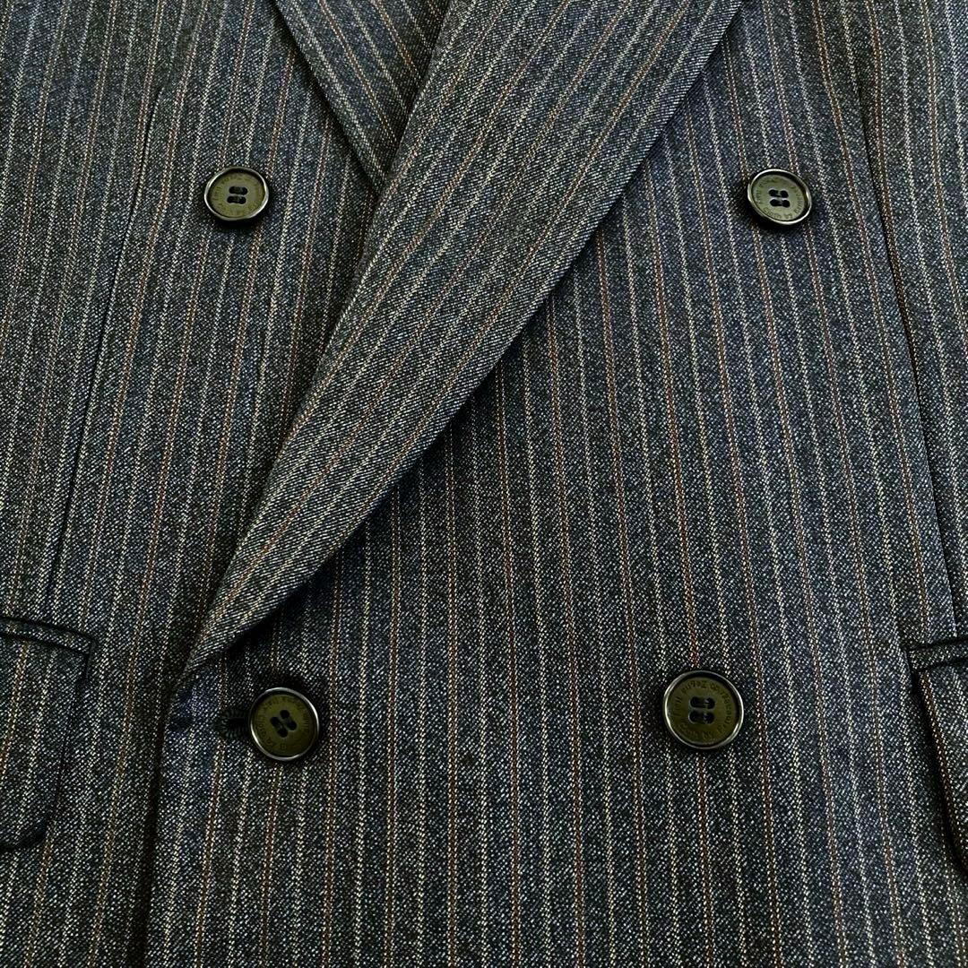 【極美品】極上カシミヤ Zegna ダブルブレストスーツ× FENDIネクタイ