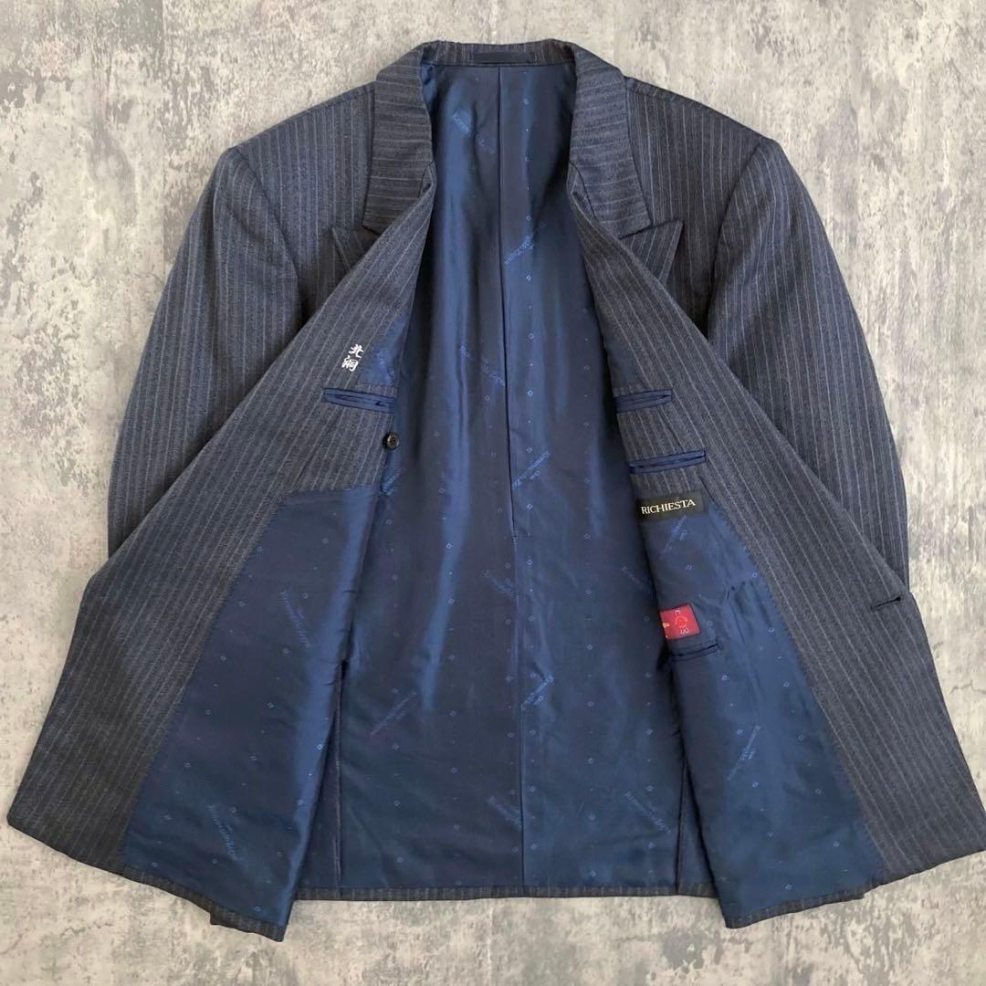 【極美品】極上カシミヤ Zegna ダブルブレストスーツ× FENDIネクタイ