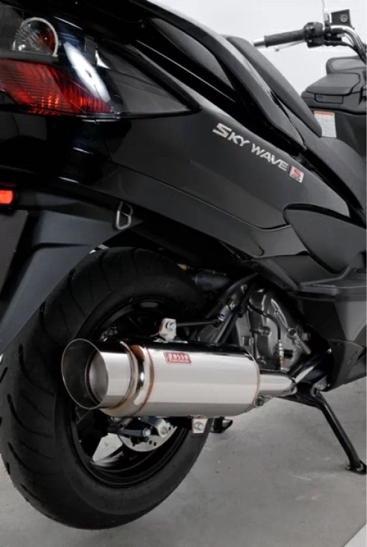 専用ROSSO スズキ スカイウェイブ250 ライネスマフラー