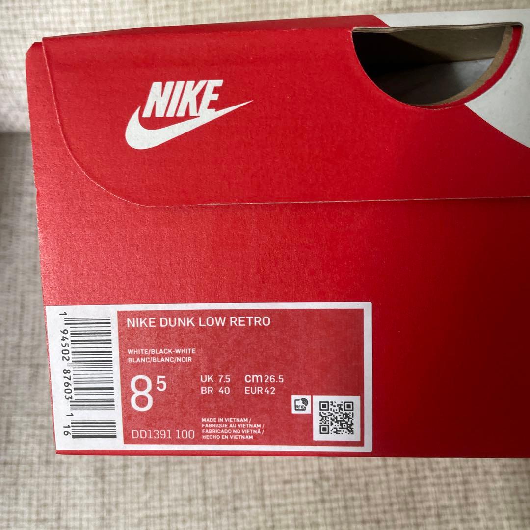 邦楽 DUNK low panda 26.5