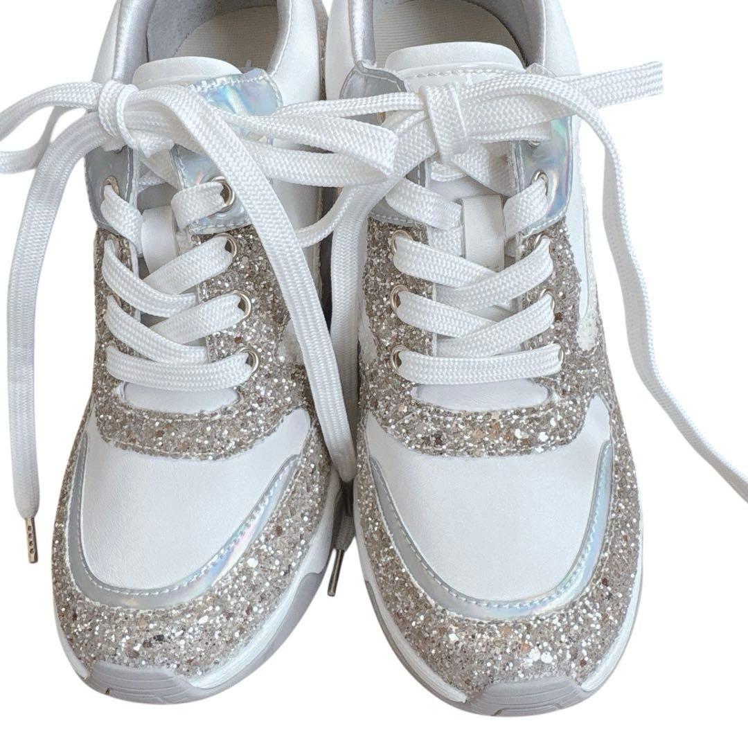 ほぼ新品✨ +diana bridal edition 23㌢ グリッター 美脚