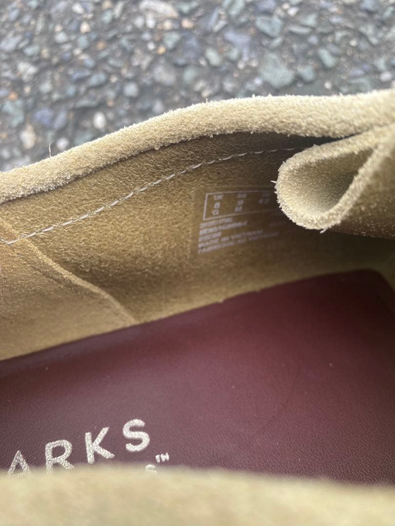 Clarks Wallabee クラークス　ワラビー　モカシン ベージュ