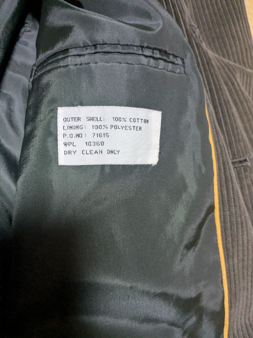 MEMBERS　ONLY メンバーズオンリー　コーデュロイ　slowpoke