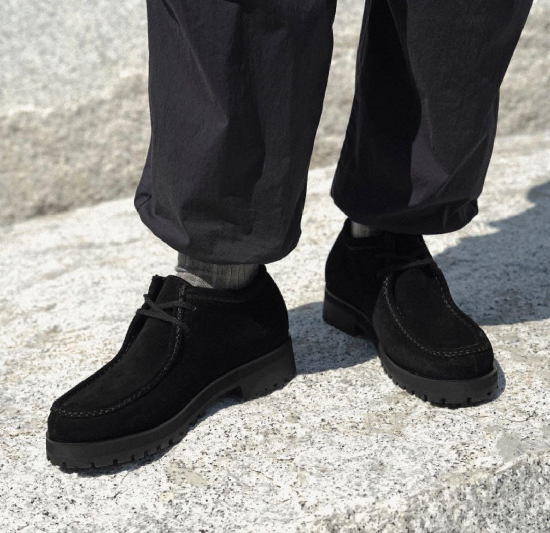 shiunBLACK SUEDE MOCCASIN Mサイズ26.5〜27.5