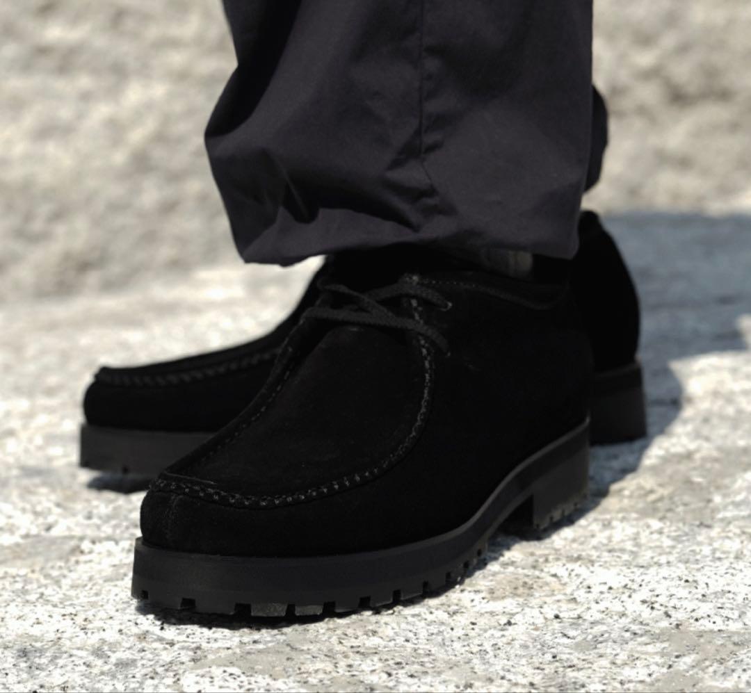 shiunBLACK SUEDE MOCCASIN Mサイズ26.5〜27.5