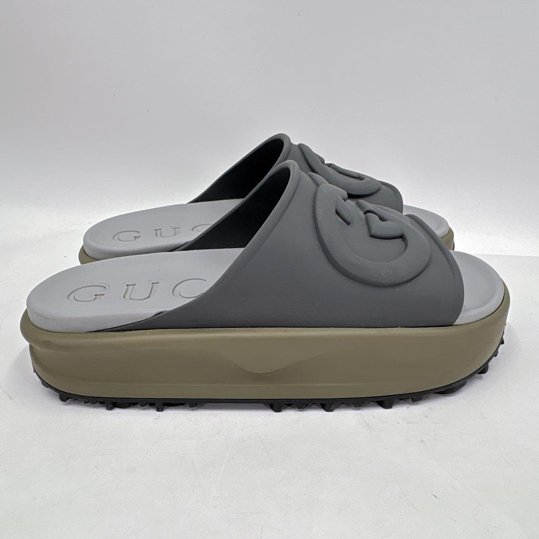 【極美品】GUCCI グッチ メンズサンダル ラバーサンダル　厚底　29センチ