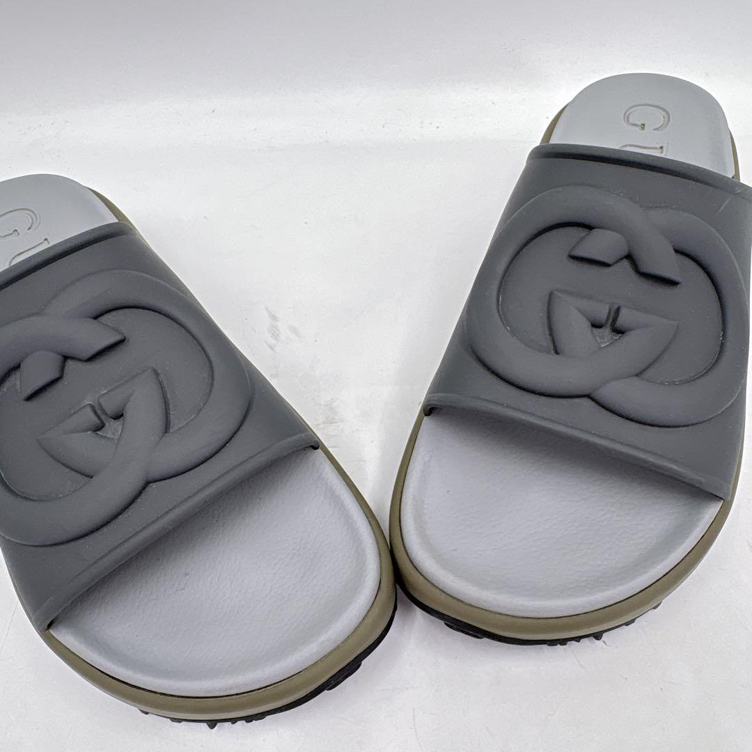 【極美品】GUCCI グッチ メンズサンダル ラバーサンダル　厚底　29センチ