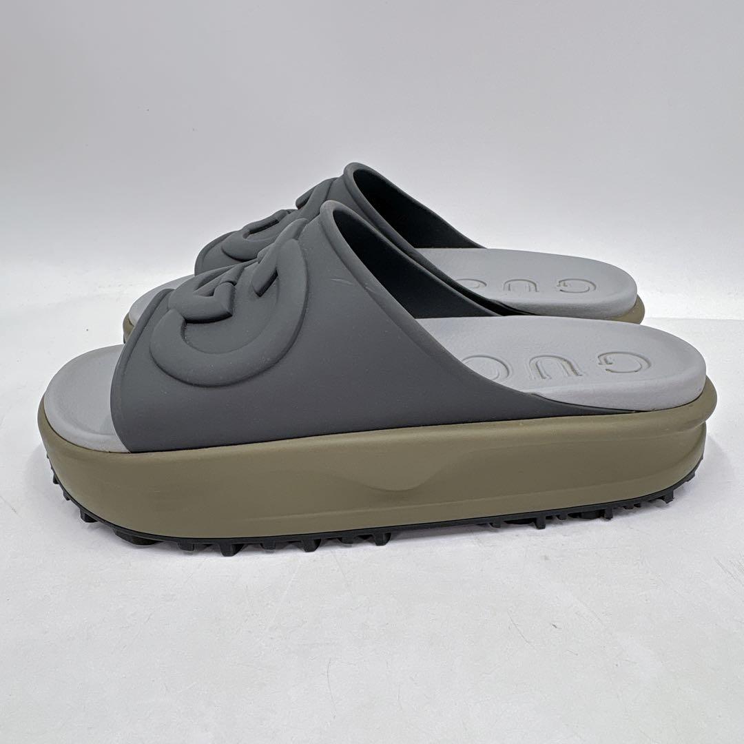 【極美品】GUCCI グッチ メンズサンダル ラバーサンダル　厚底　29センチ