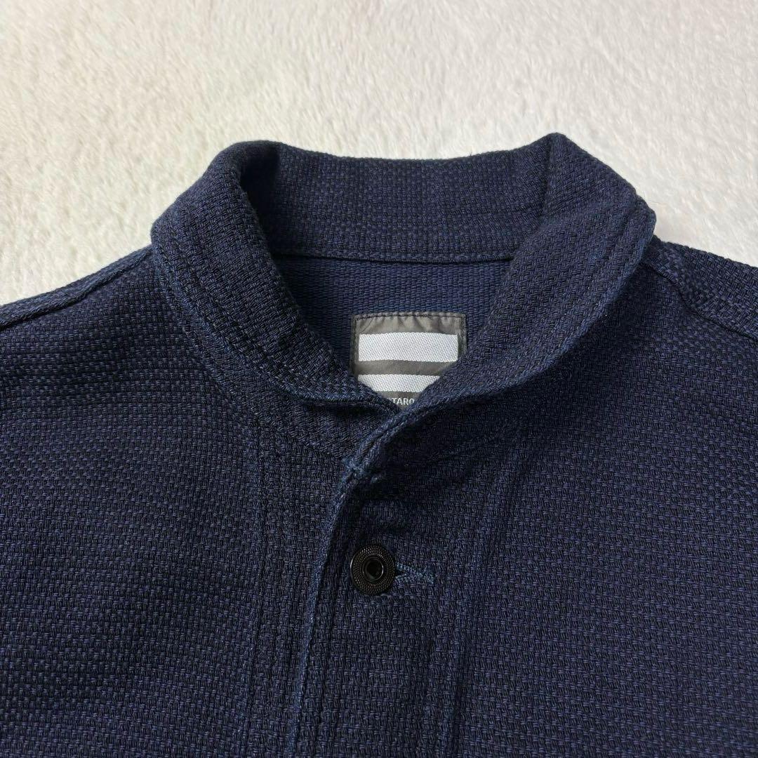 size40 刺し子 桃太郎ジーンズ カバーオール デニム 日本製 インディゴ