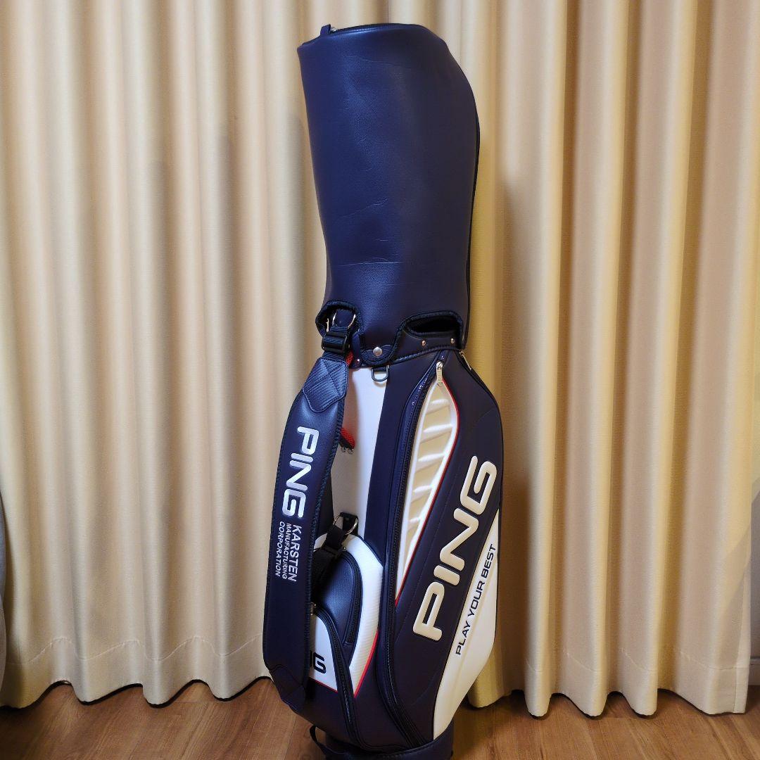 【新品】PING キャディバッグ CB-U2505 ネイビー