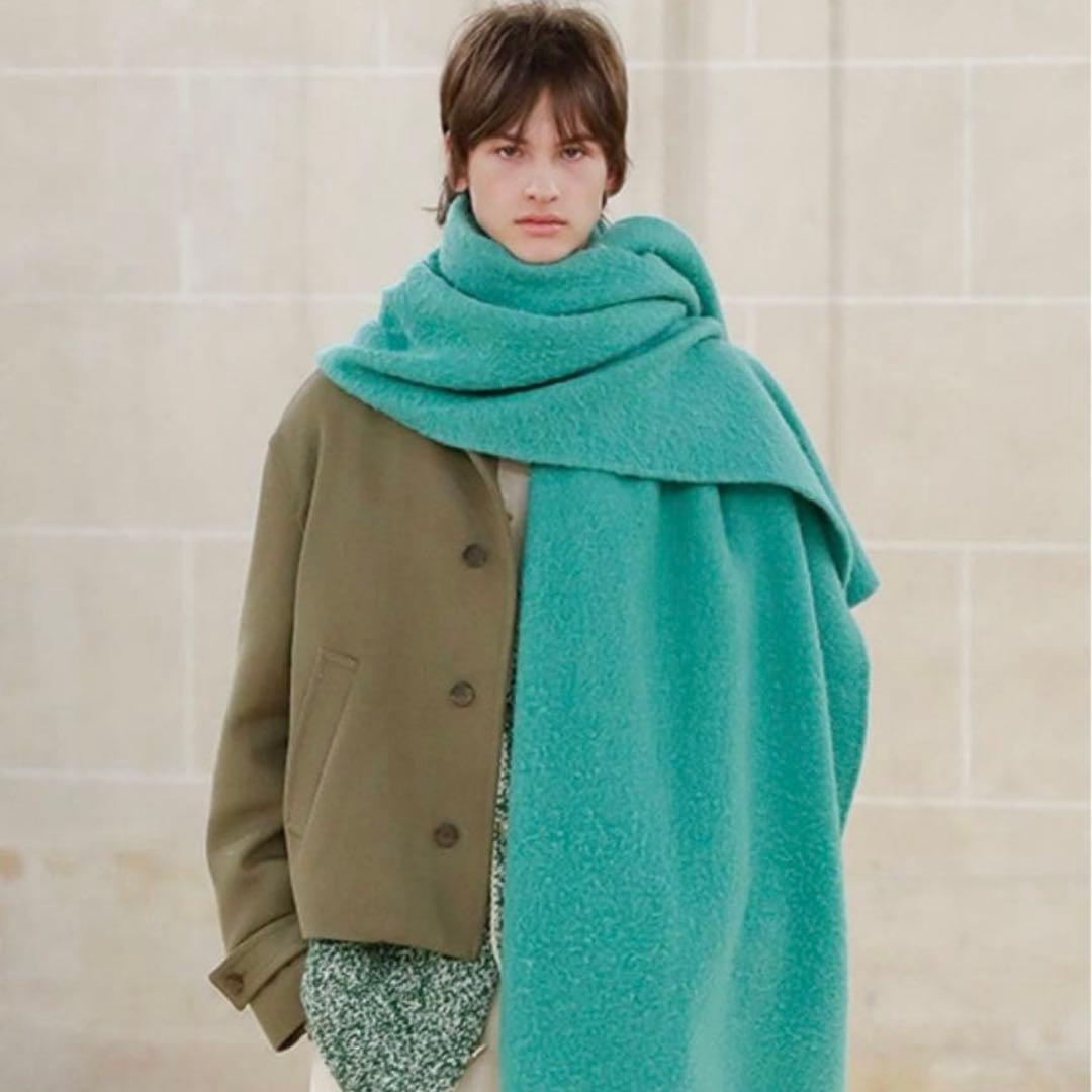小物 AURALEE ALPACA WOOL MELTON LARGE STOLE