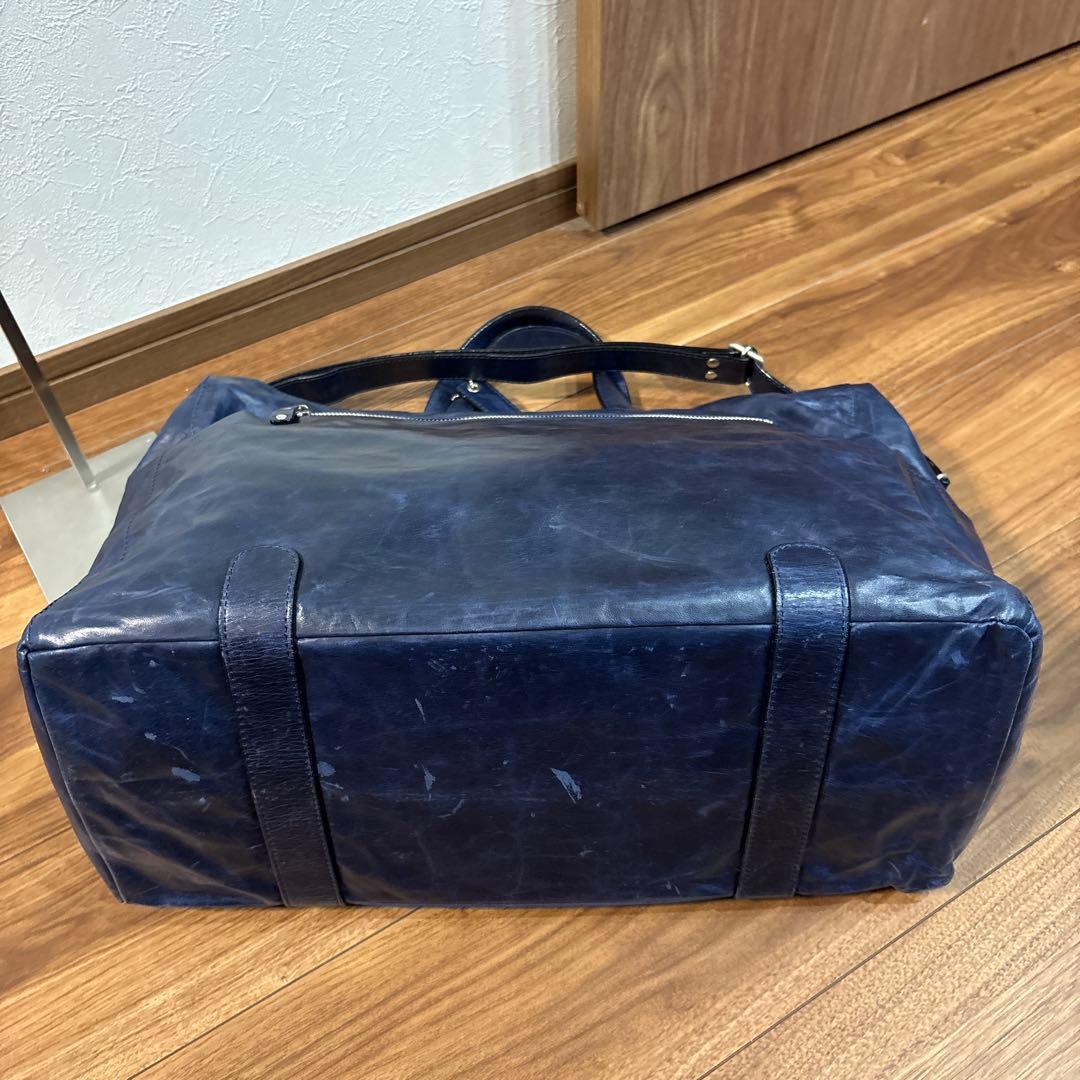 【美品☆大容量】creed クリード 2way ボストンバッグ レザー 本革製