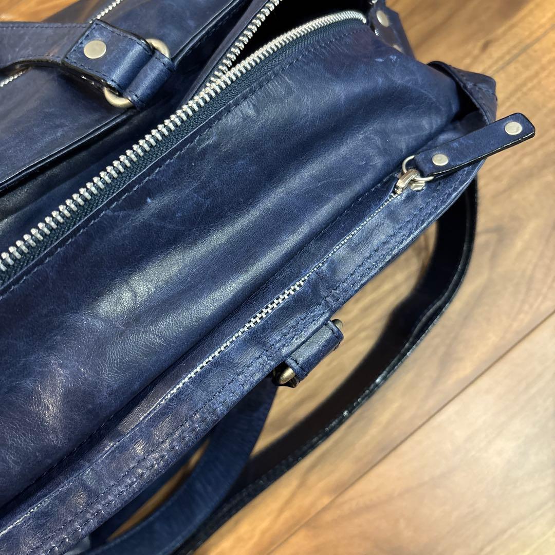 【美品☆大容量】creed クリード 2way ボストンバッグ レザー 本革製