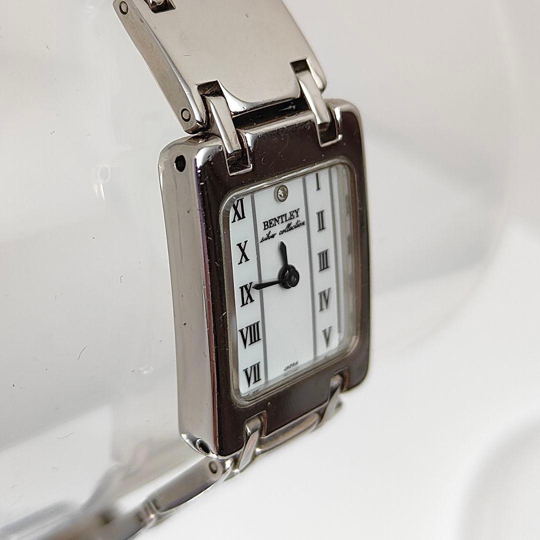 稼働品 BENTLEY　銀製925 レディース腕時計 造幣局刻印 電池交換済
