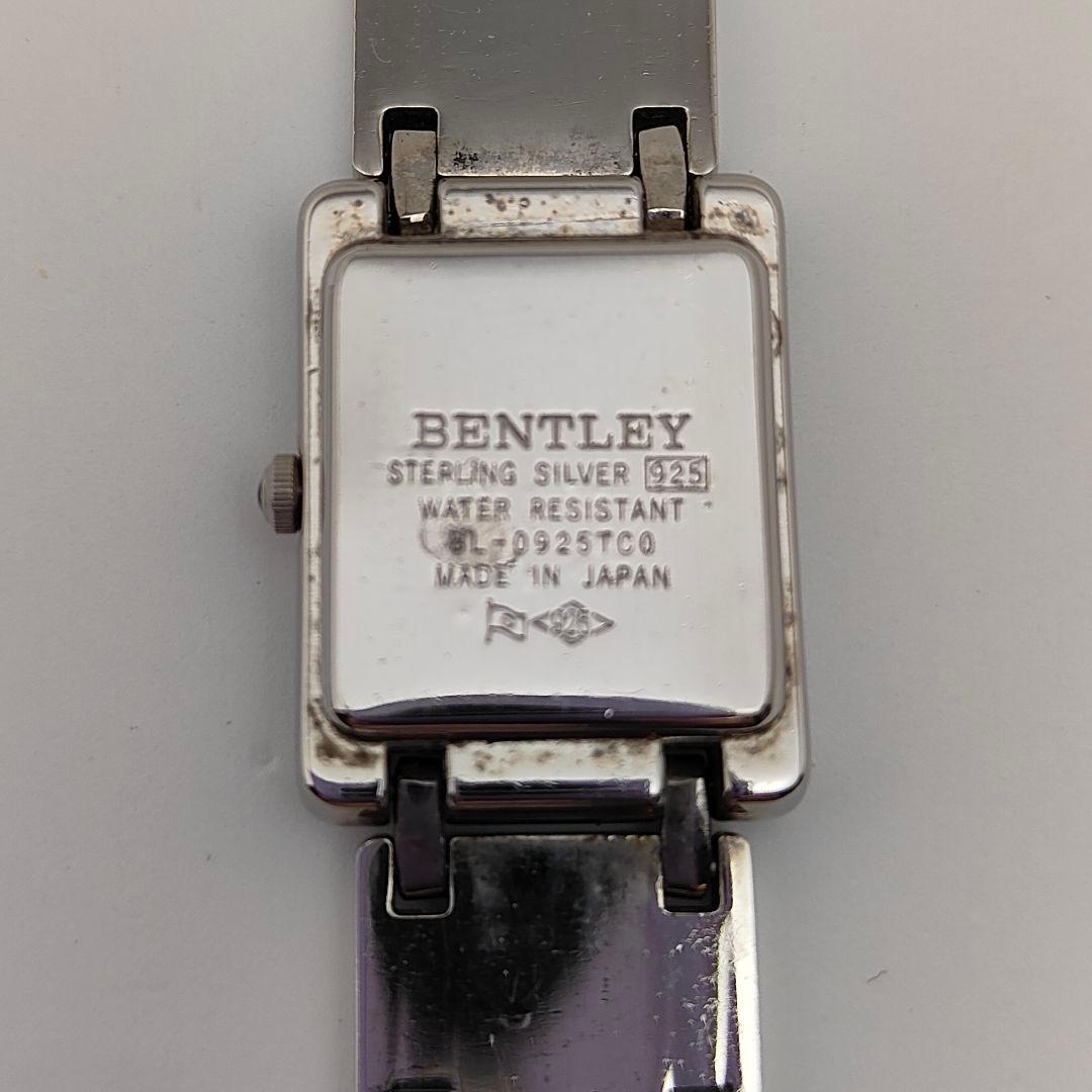稼働品 BENTLEY　銀製925 レディース腕時計 造幣局刻印 電池交換済