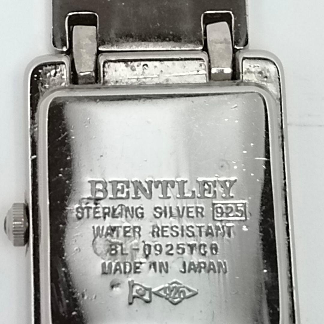 稼働品 BENTLEY　銀製925 レディース腕時計 造幣局刻印 電池交換済