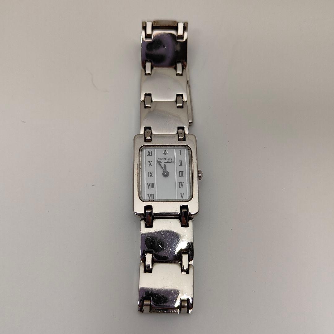 稼働品 BENTLEY　銀製925 レディース腕時計 造幣局刻印 電池交換済