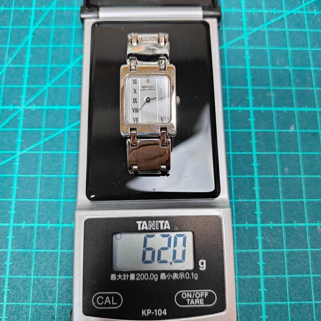 稼働品 BENTLEY　銀製925 レディース腕時計 造幣局刻印 電池交換済