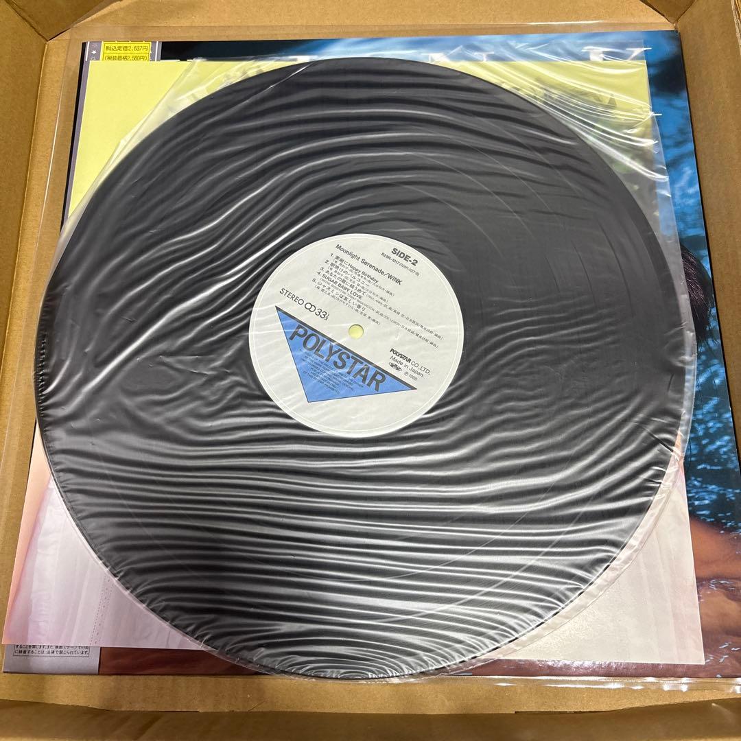 Wink レコード　ムーンライト・セレナーデ
