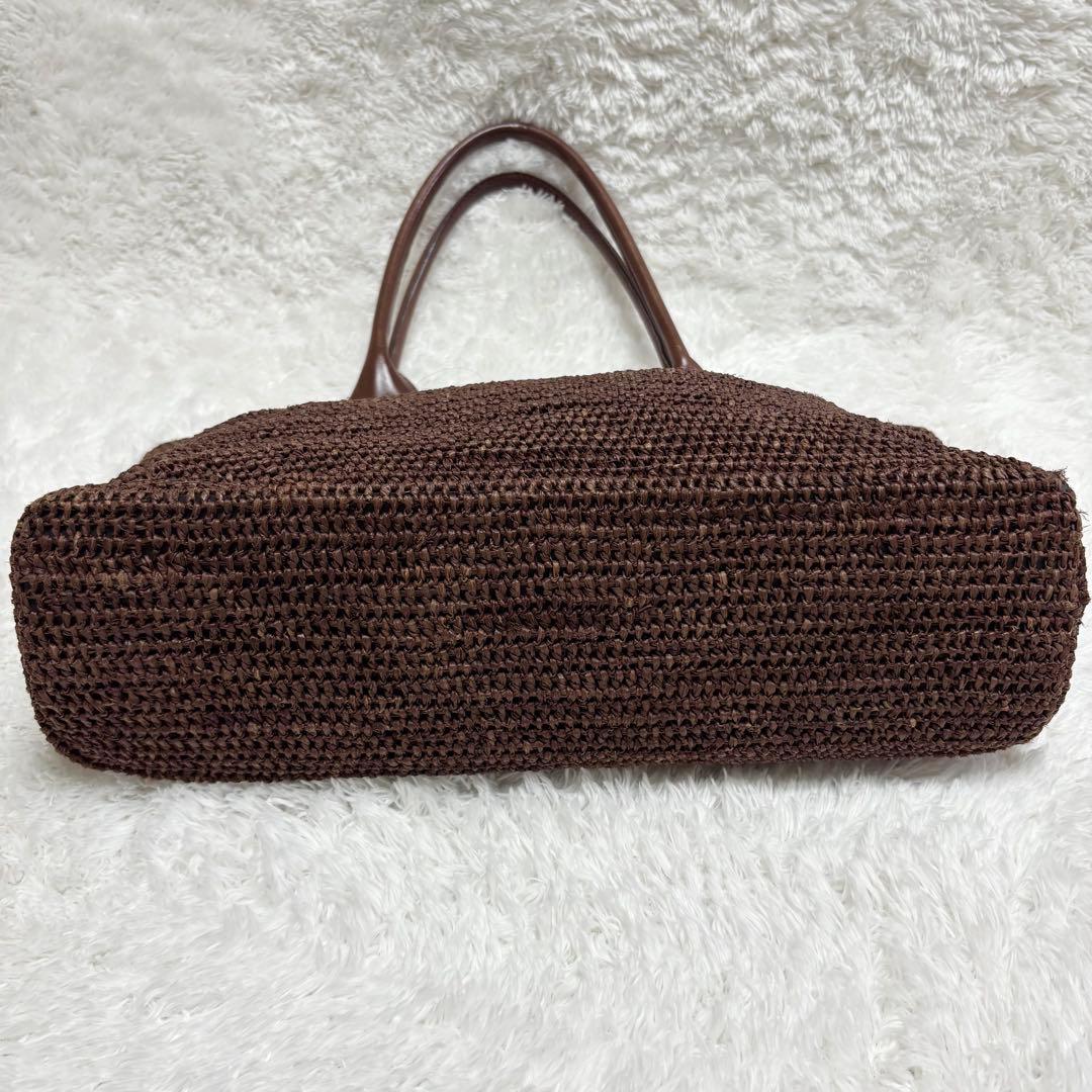 ヘレンカミンスキー ラフィア　トートバッグ　レザー VIENNA