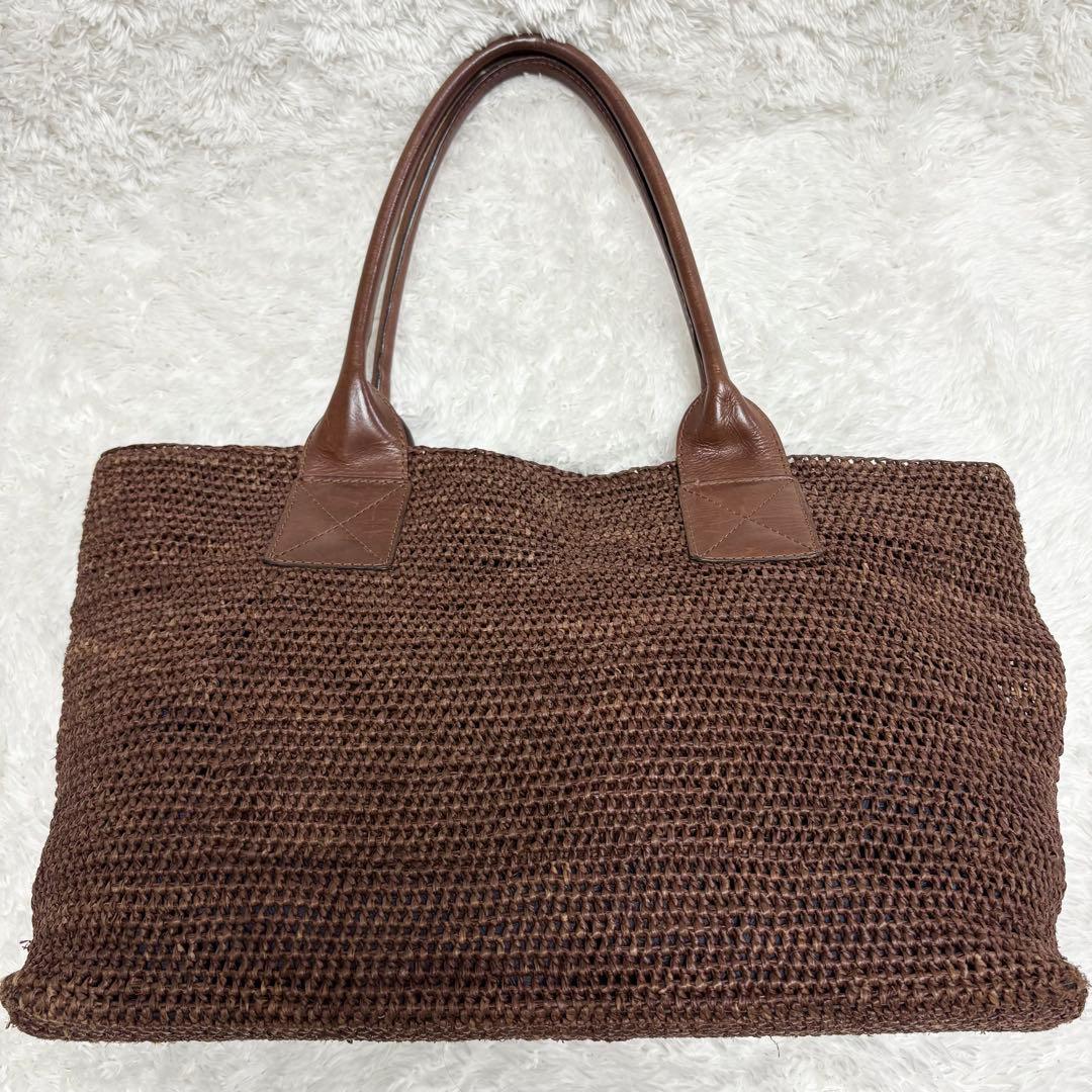 ヘレンカミンスキー ラフィア　トートバッグ　レザー VIENNA