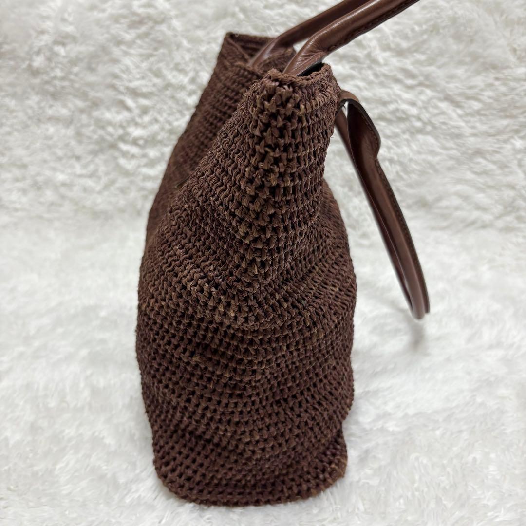 ヘレンカミンスキー ラフィア　トートバッグ　レザー VIENNA