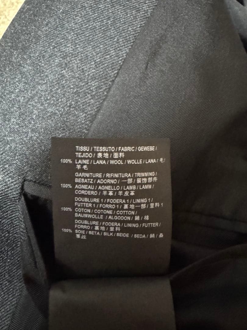SAINT LAURENT グレー テーラードジャケット サイズ46 Mサイズ