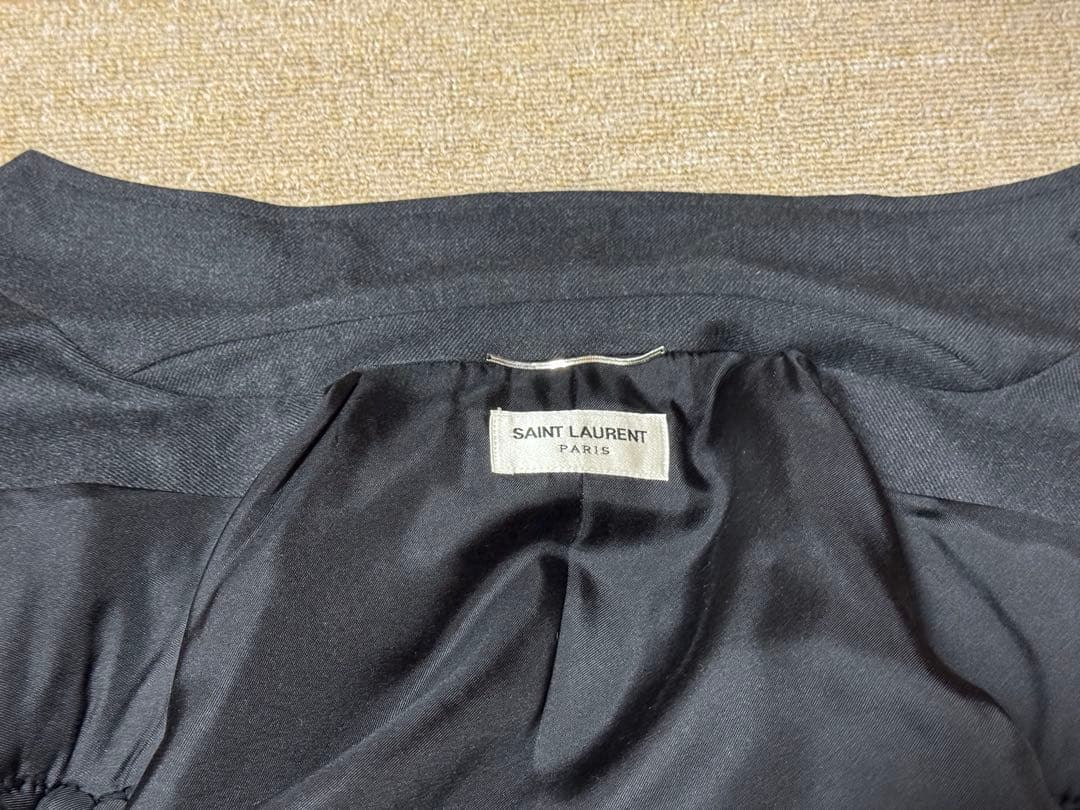 SAINT LAURENT グレー テーラードジャケット サイズ46 Mサイズ