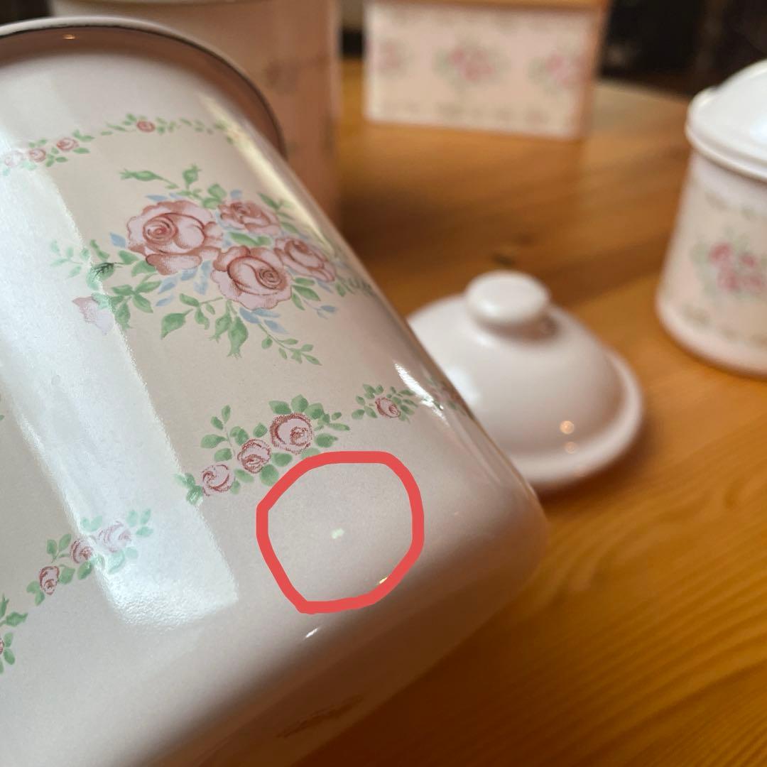 imaneマリアローズ キャニスター&アルメット缶