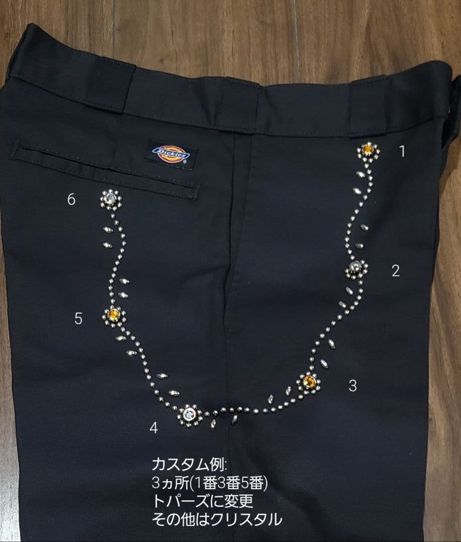 Mac ディッキーズ Dickies 874 スタッズカスタム