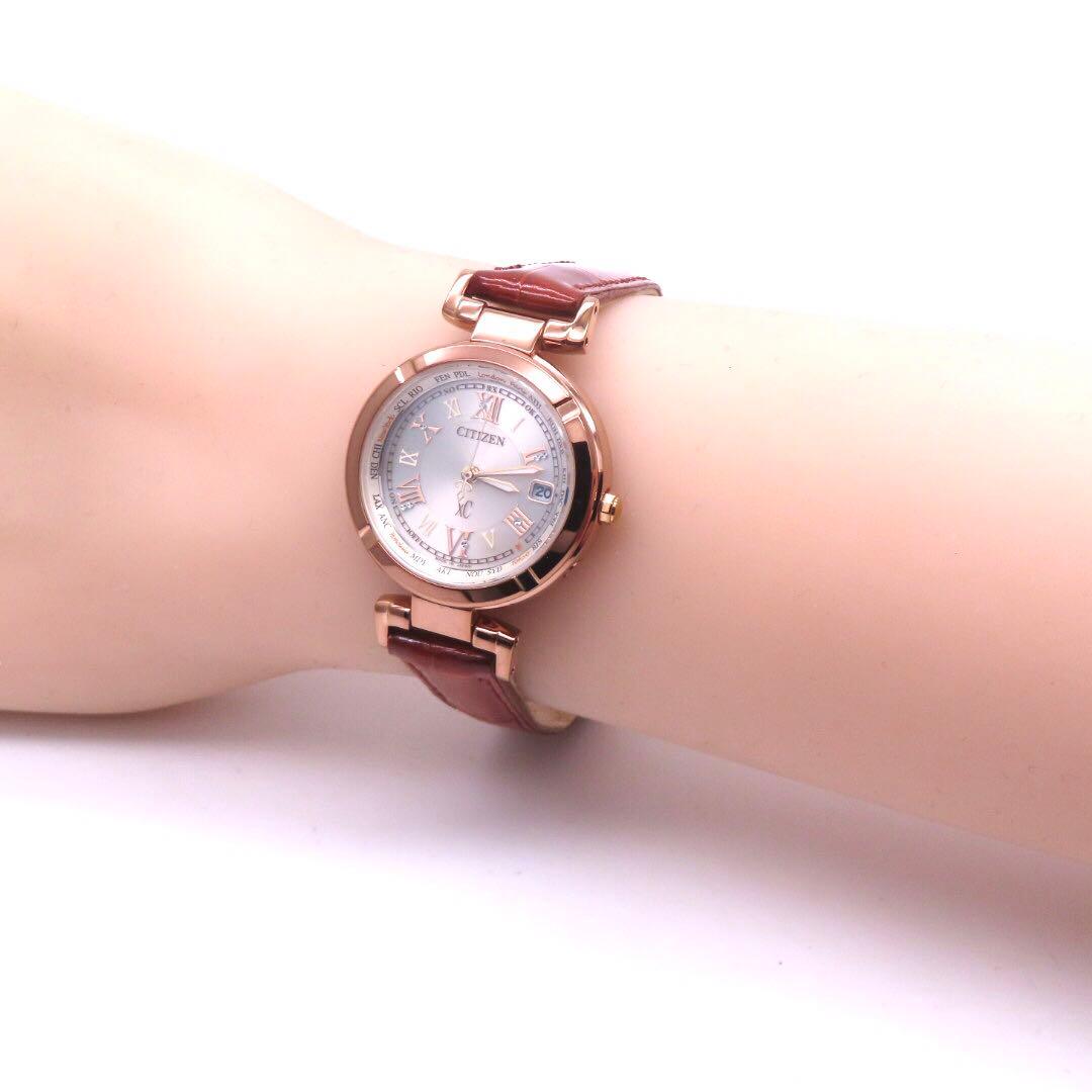 ☆極美品 EC1112 06A クロスシー 電波ソーラー シチズン 時計