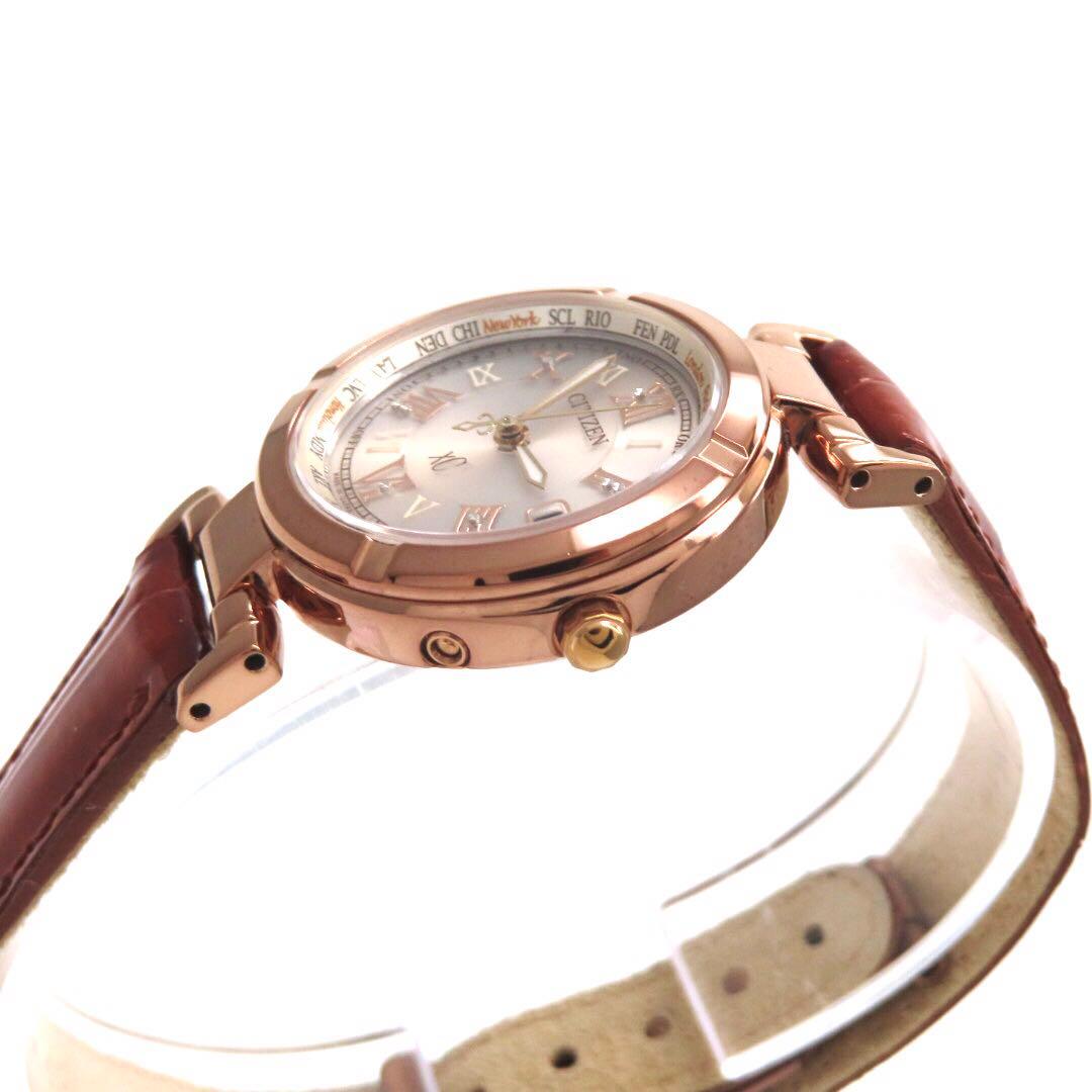 ☆極美品 EC1112 06A クロスシー 電波ソーラー シチズン 時計