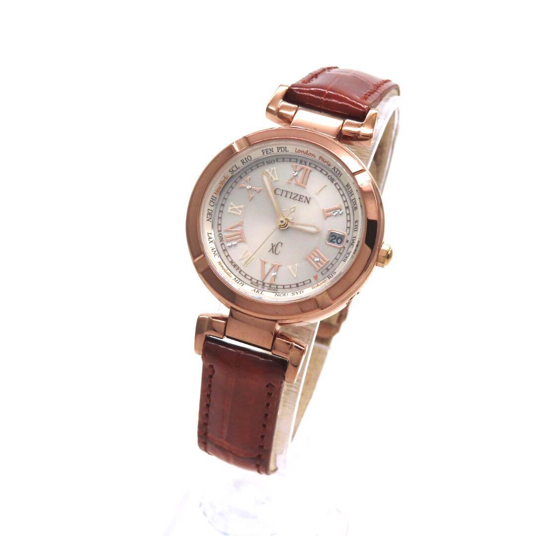 ☆極美品 EC1112 06A クロスシー 電波ソーラー シチズン 時計