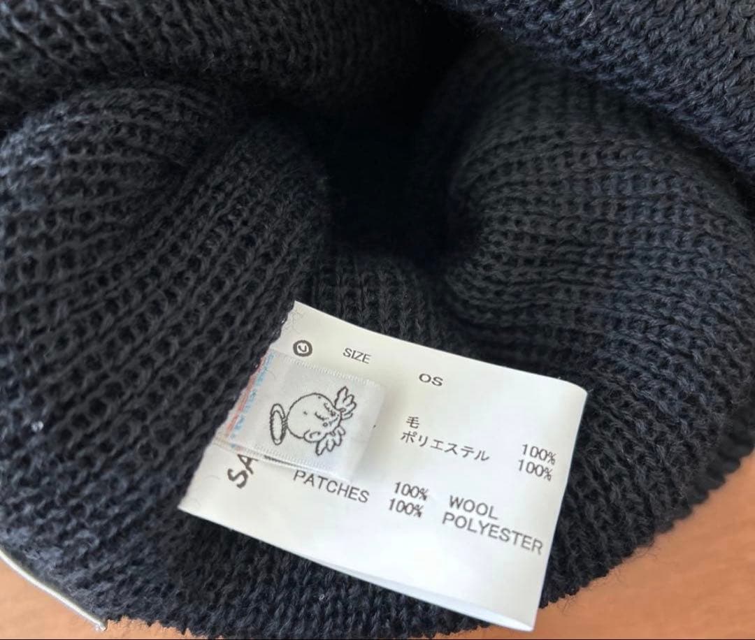 帽子 SAINT MXXXXXX KNIT CAP SAINT BLACK24AW