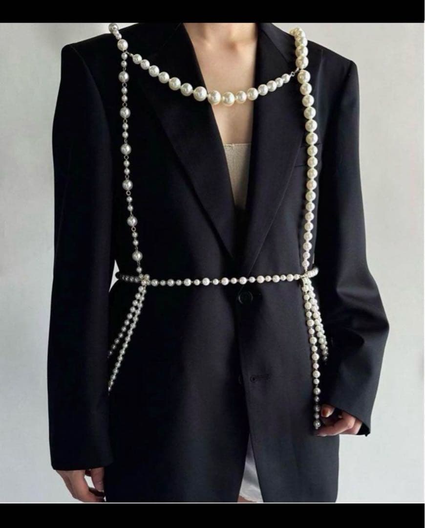 アクセサリー LITMUS Pearl harness / Maison lulu pinot