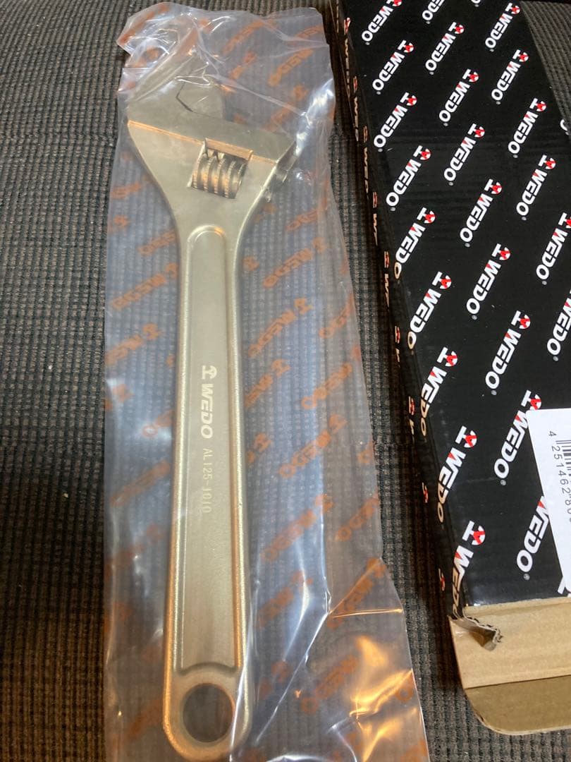 防爆　エスコ 300mm/36mm モンキーレンチ(ノンスパーキング)