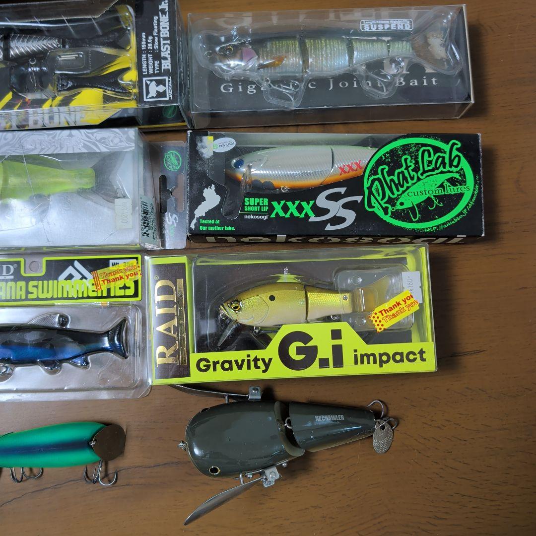 ビッグベイト、羽根モノ、スイムベイト、ショルダー