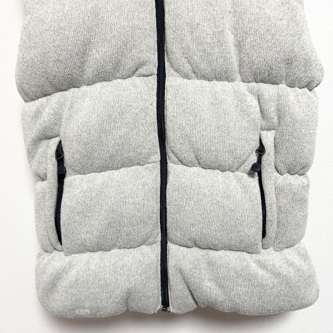 日本未入荷　海外限定　ノースフェイス　ダウンベスト　ニット　700FP グレー