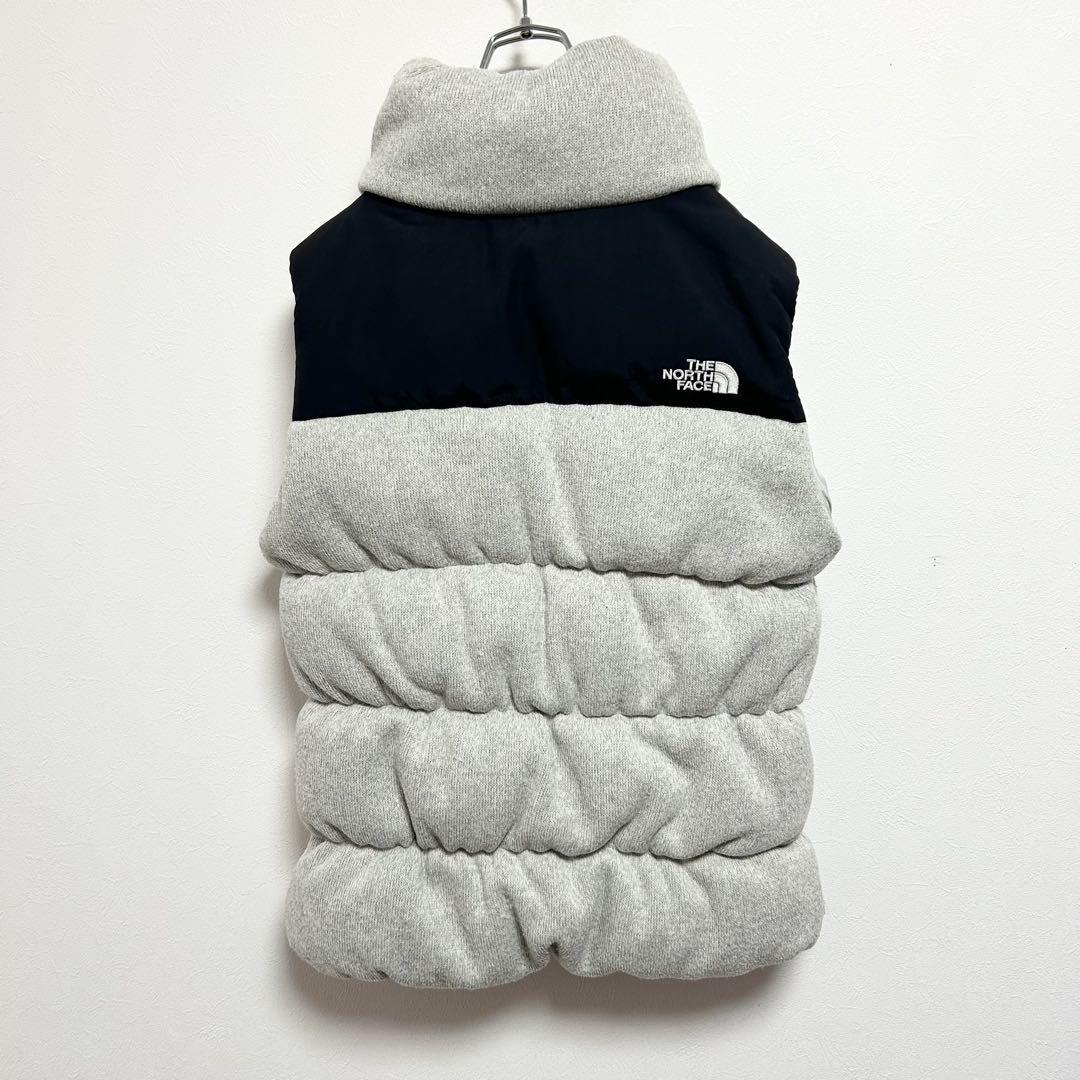日本未入荷　海外限定　ノースフェイス　ダウンベスト　ニット　700FP グレー