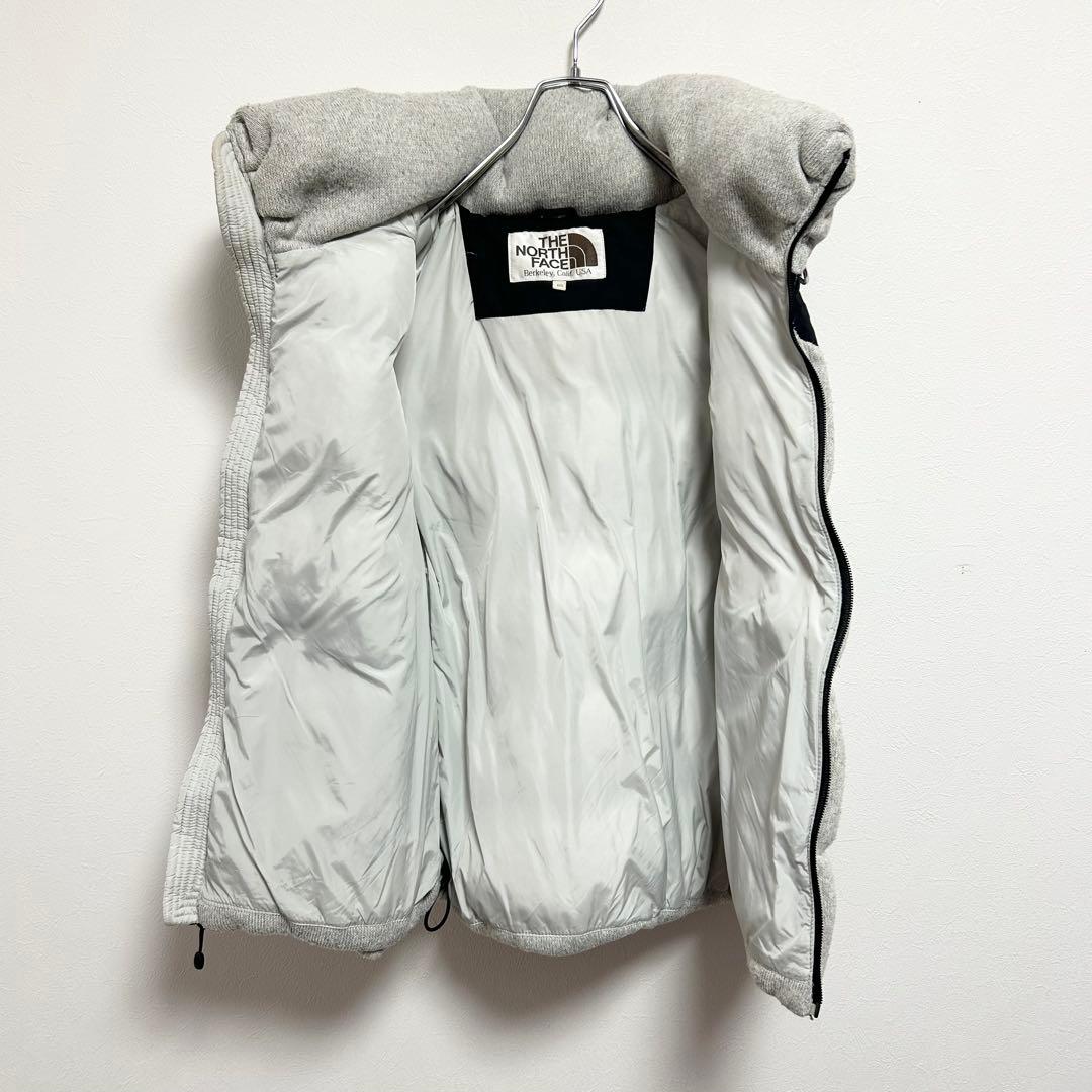 日本未入荷　海外限定　ノースフェイス　ダウンベスト　ニット　700FP グレー