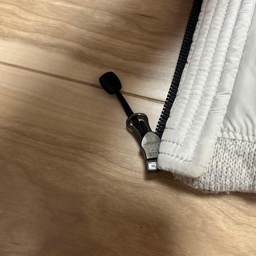 日本未入荷　海外限定　ノースフェイス　ダウンベスト　ニット　700FP グレー