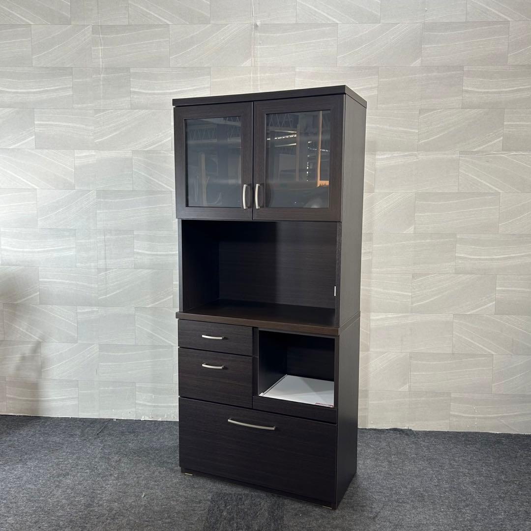 ニトリ キッチンボード コパン 幅80cm 食器棚 キッチン収納 d4309